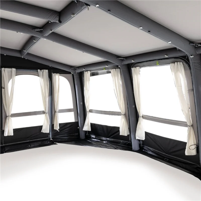 1 Juego de Cortinas para Toldo de RV con Kits de Montaje, Juego de Cortinas de Tela para Caravana, Accesorios para Autocaravanas Kampa, Dometic, Thule