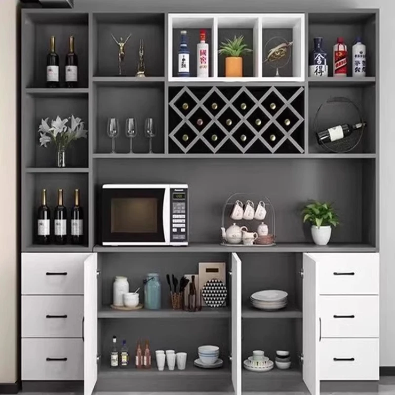 와인 바용 가구, 냉장고가 있는 코너 유리 캐비닛, 벽에 설치된 캐비닛, 진열장, 냉장 병 선반