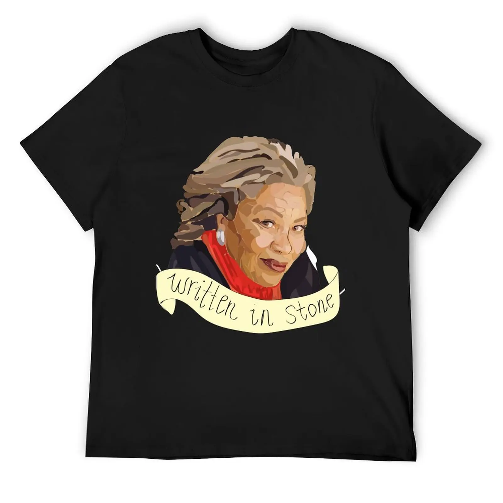 toni morrison grinnell commemorative emblem T-Shirt summer clothes new edition summer tops mens t shirts