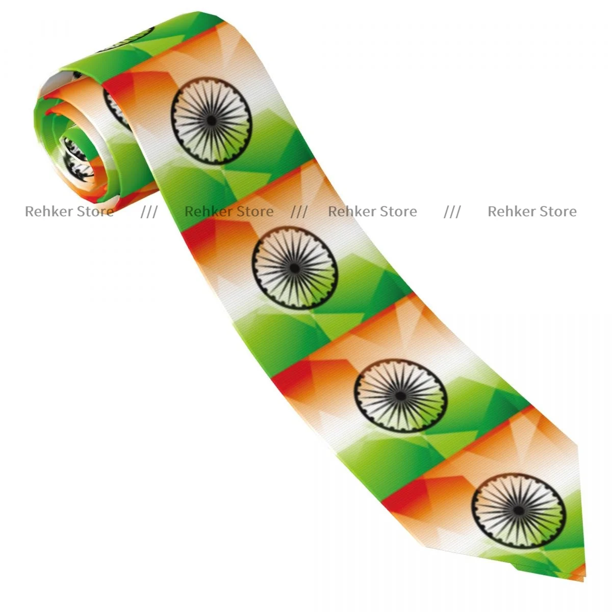 Casual Arrowhead Skinny Indian Flag Necktie Slim Tie For Party Formal Tie