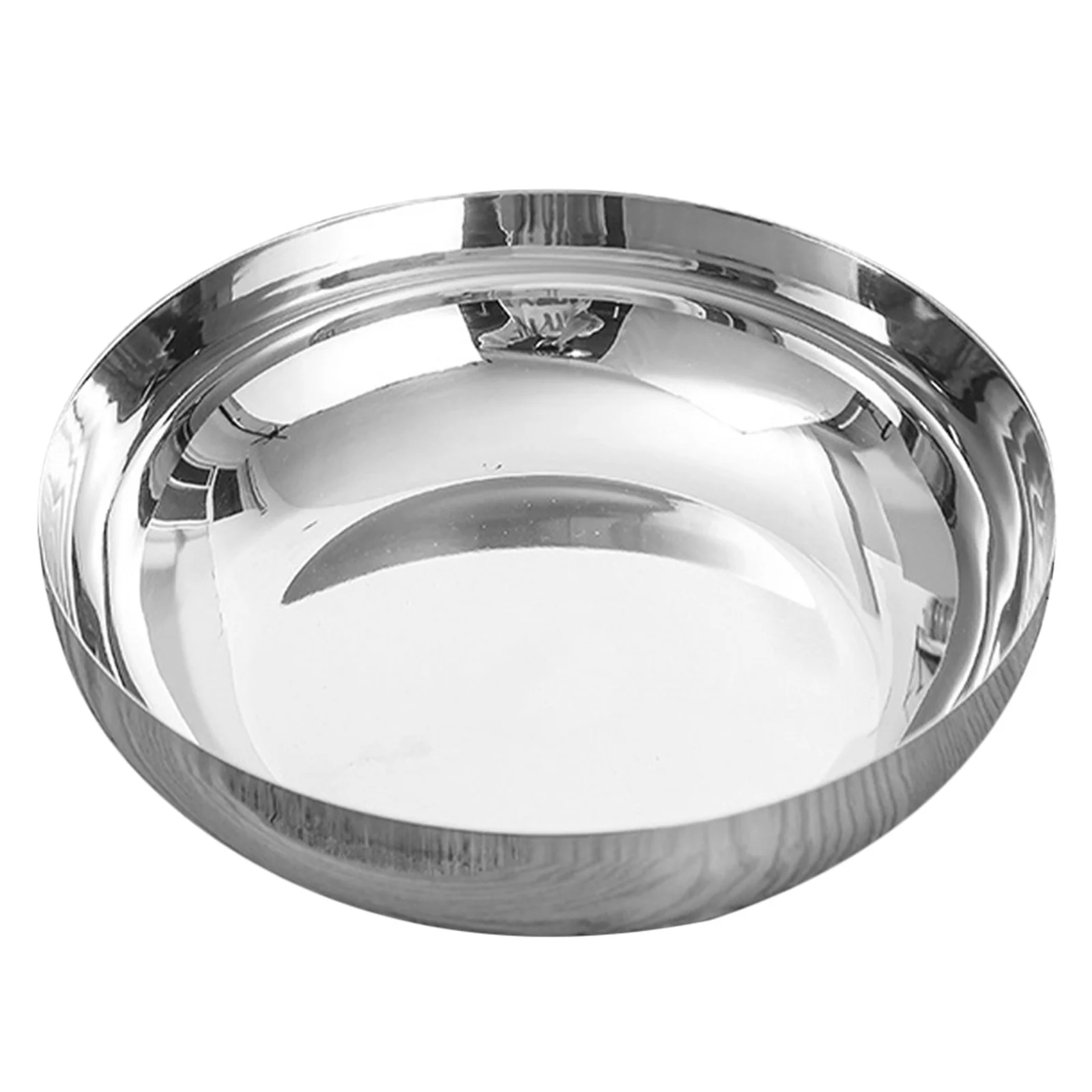 

Stainless Steel Ramen Bowl Perfect Size Sturdy Salad Fruit Serving Bowl Home Kitchen Multi-Use Accessory Convenient Storage