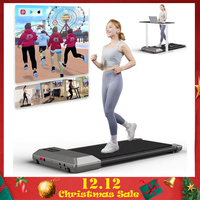 Superun 80CM Belt Long Walking Pad Treadmill, 2.2HP for Home, 2 in 1 Portable Under Desk Treadmill, Low Noise for Office