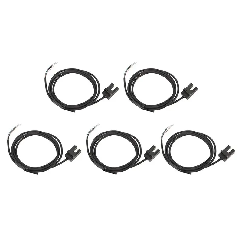 [A92P!】 5PCS Photoelectric Sensor Switch, SX673 U Shape Inductive Photoelectric Sensor DC5-24V, 5Mm NPN Photocell Sensor