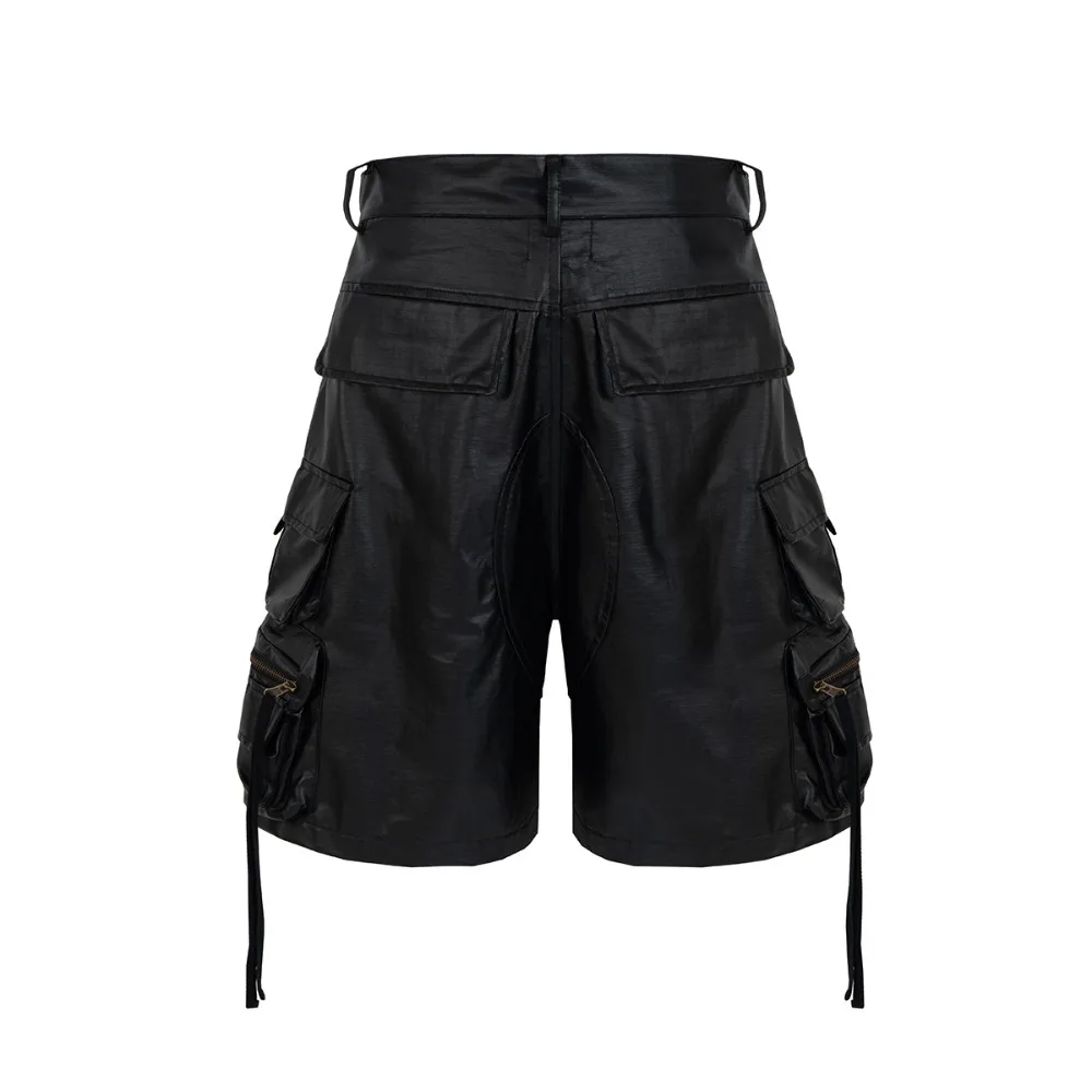 Dark RO Summer High Street Shorts Men's Functional Style Three-dimensional Pocket Tactical Workwear Shorts Five Quarter Pants