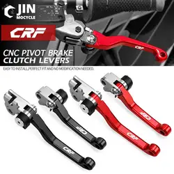 오토바이 빌렛 접이식 피벗 클러치 브레이크 레버 핸들 혼다 CRF150F CRF230F 2003-2017 CRF250F 2019-2020 CRF F 먼지 자전거