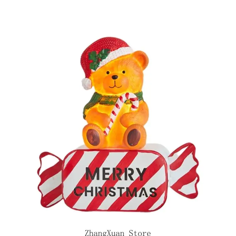 Leuchtende Weihnachtsfigur für Weihnachtsregale und Einzelhandelsdisplays 3XUF – Detail 5