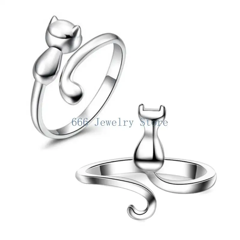 F2TD Dating Rings Crochet Rings Eye Catching Finger Rings Adjustable Rings