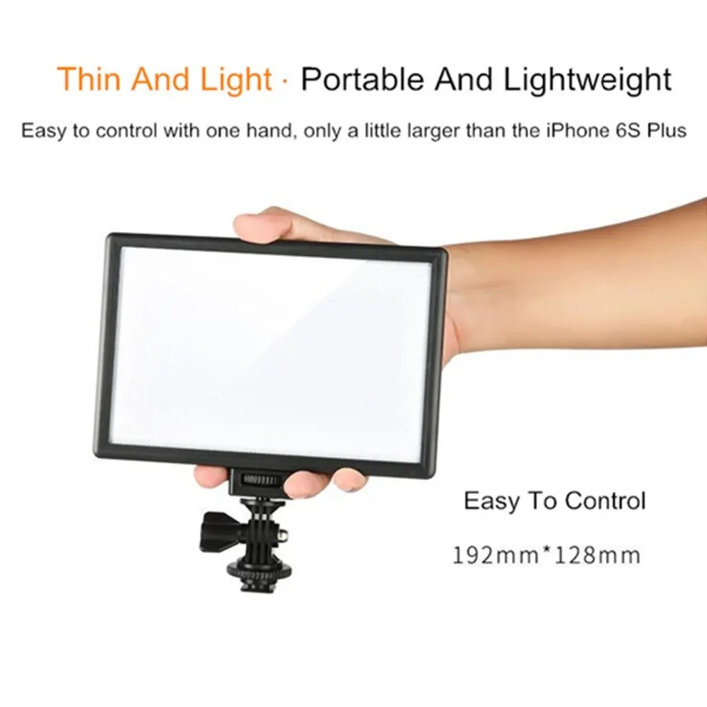 Viltrox L116T LED Video Light Ultra thin LCD Bi-Color & Dimmable DSLR Studio LED Light Lamp Panel for Camera DV Camcorder