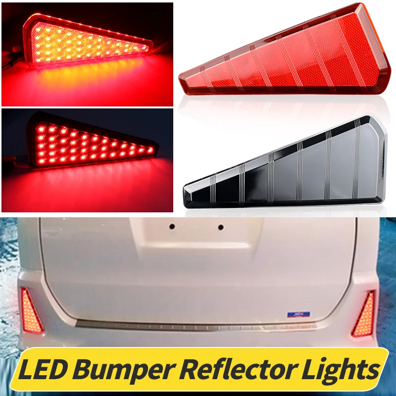 

For Toyota Noah Voxy 80 Series 2014 2015 2016 2017 2018 LED Rear Bumper Reflector Lights Brake Lamp Signal Bulbs Car Accessories