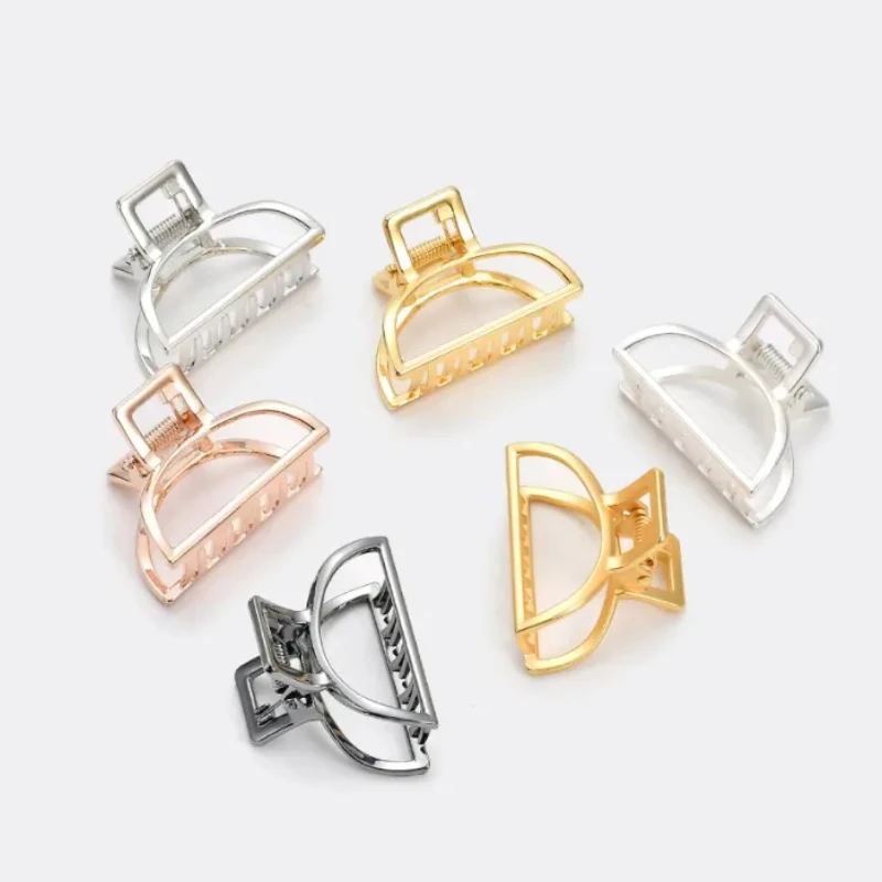 INS Explosive Hair Accessories Grab Clip Simple Alloy Small Grab Clip Bath Clip Claw Clips Hair Clips крабик для волос 헤어핀