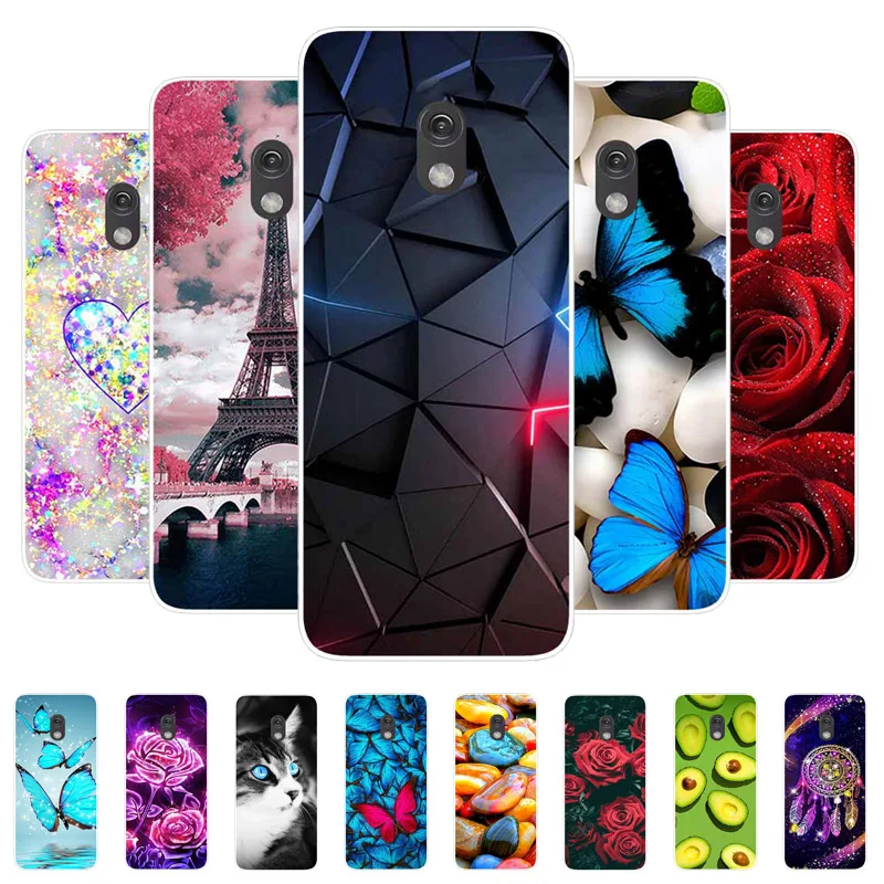 Funda de teléfono para Nokia 235/215/220 4G 2024, funda de silicona transparente encantadora, funda suave de TPU para Nokia 215 4G 2024, carcasas traseras