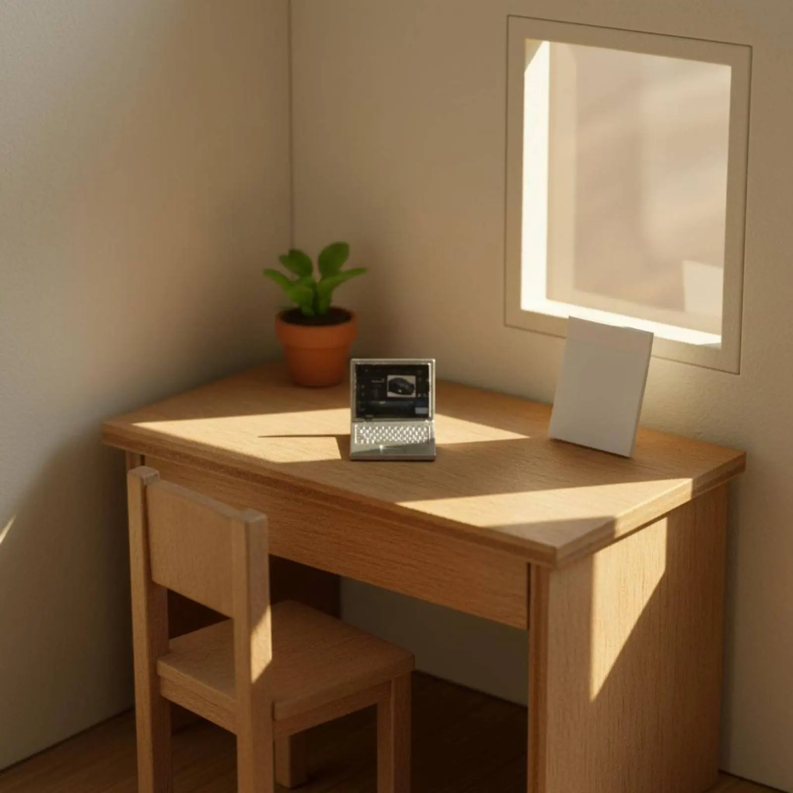 2 Pieces 1/64 Scale Laptop Prop Realistic Design Mini Laptop Model Miniature Notebook Computer Black for Miniature Scene