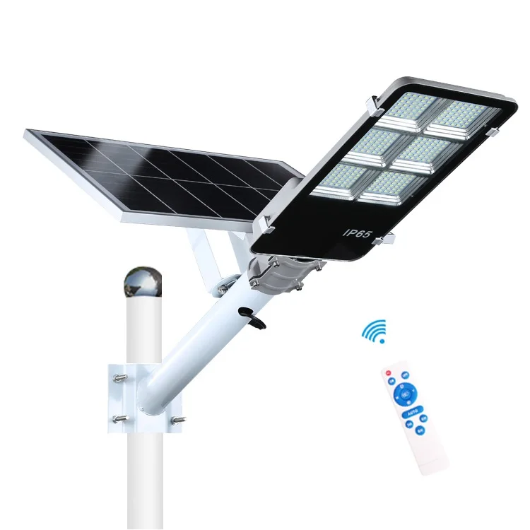 

Outdoor Waterproof ip65 garden lighting 300watt 200w led solar street light 200W solar street lamp