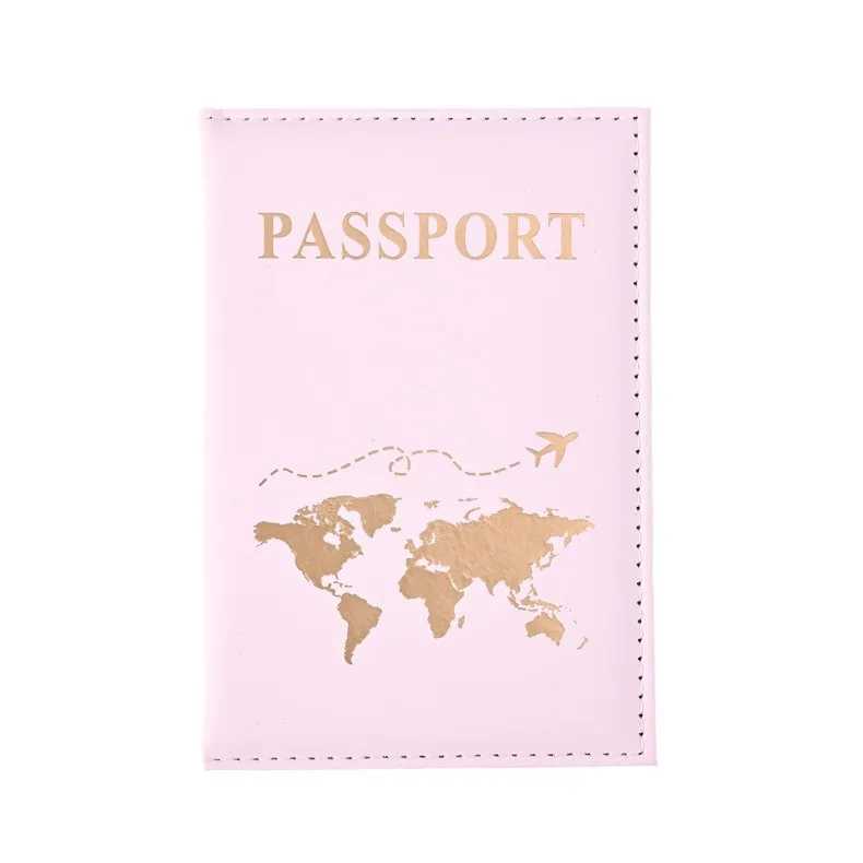 Passaporte Mapa Padrão Ticket Holder Covers, Travel Passport Protective Cover, ID Credit Card Holder, Acessórios de Viagem