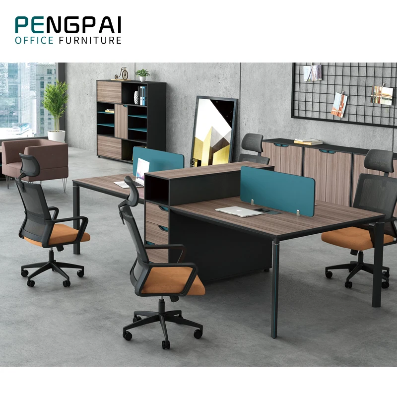 PENGPAI Four people partition open office computer workstation partition