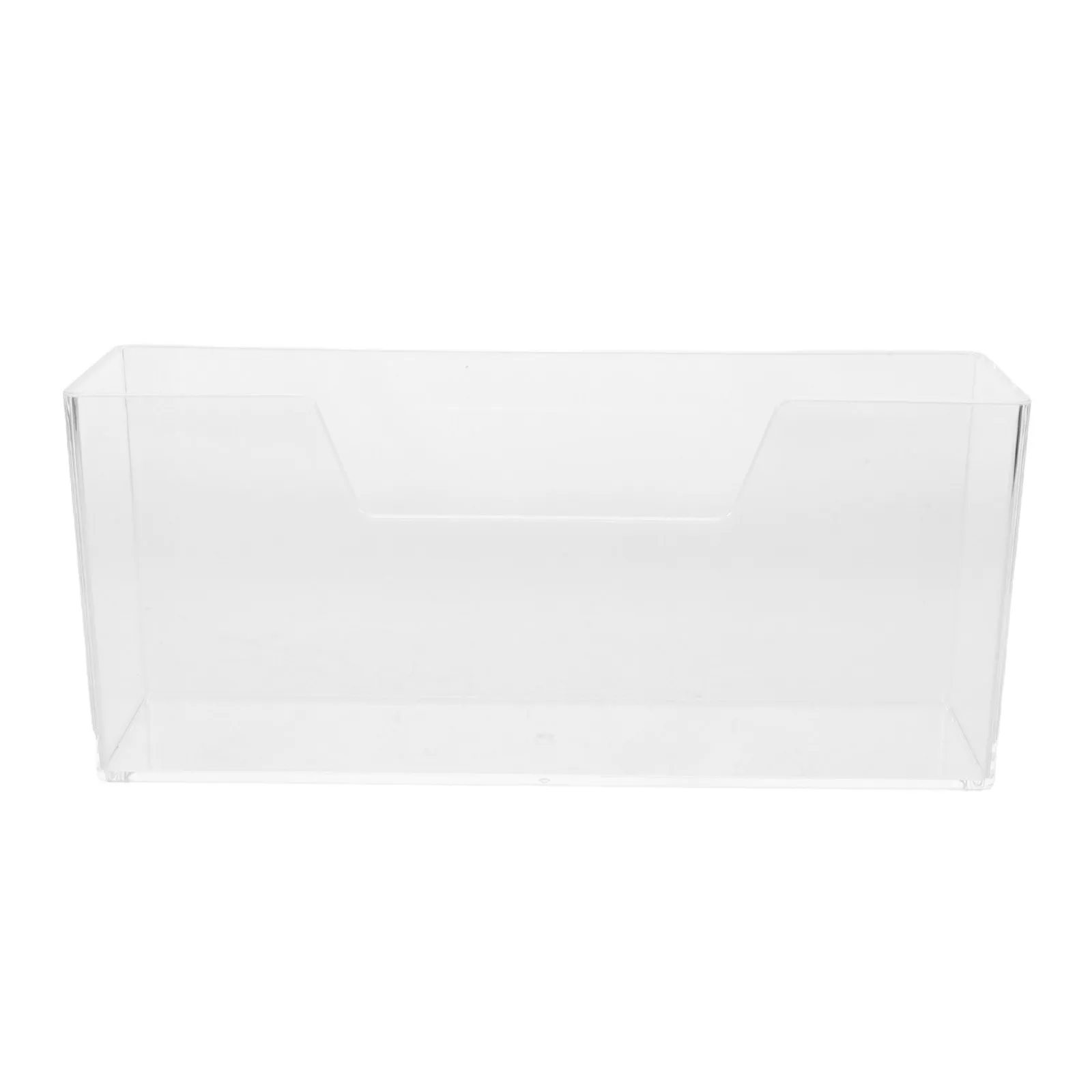 Clear Acrylic Napkin Holder Kitchen Dining Table Vertical Tissue Dispenser Guest Towel Tray Countertop Tissue Organizer
