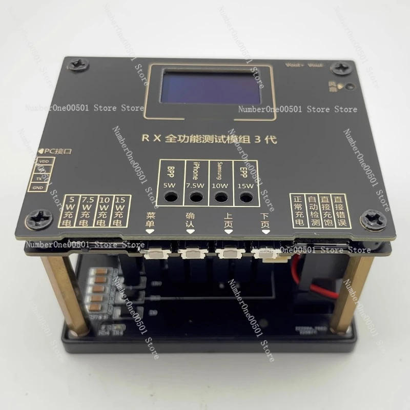 Applicable To QI Wireless Charger Aging Tester Fast Charging Test Rack Support 5W7.5W10W15W Can Be Connected To Computer
