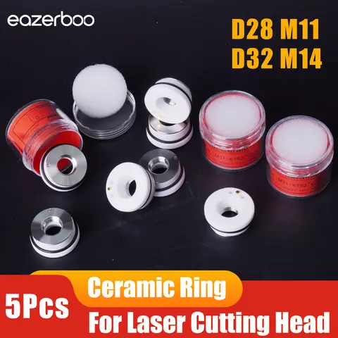 Original Raytools Ceramic Ring D32 M14 D28 M11 Green Box Ceramic Nozzle Holder 1202740001 120515099A BMH109 BMH111Nozzles Holder