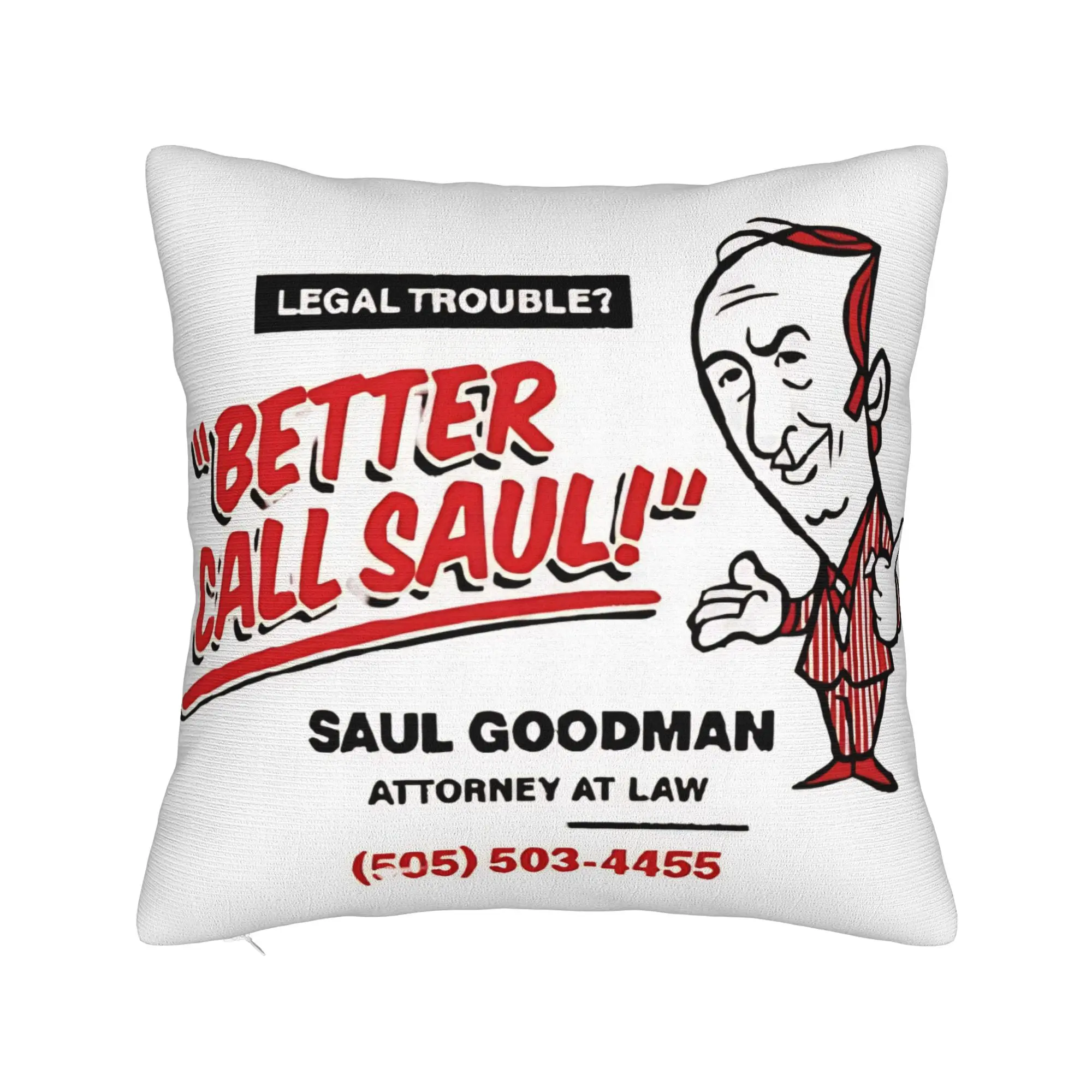 Pillow Cover Better Call Saul  Saul Goodman  Breaking Bad  Morden Pillow Case For Sofa Home Decoration Pillowcases