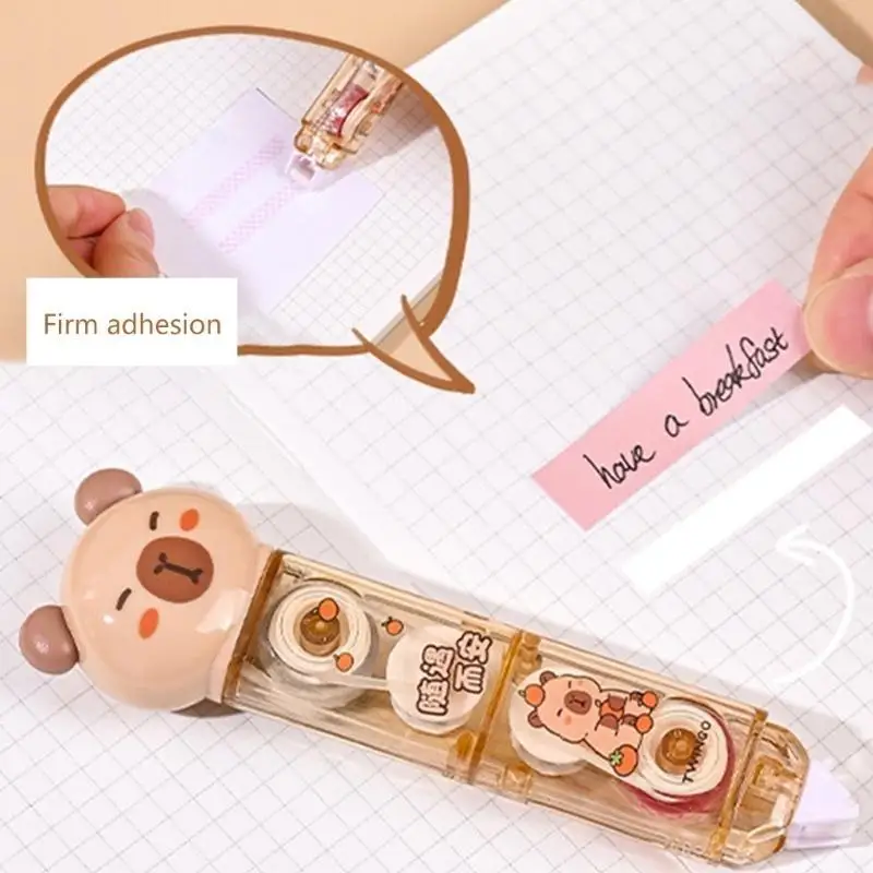R53C 1 Set Stationery Set Sharpener Ruler Eraser Correction Tape Sticky Notes Learning Gift Box School Supplies