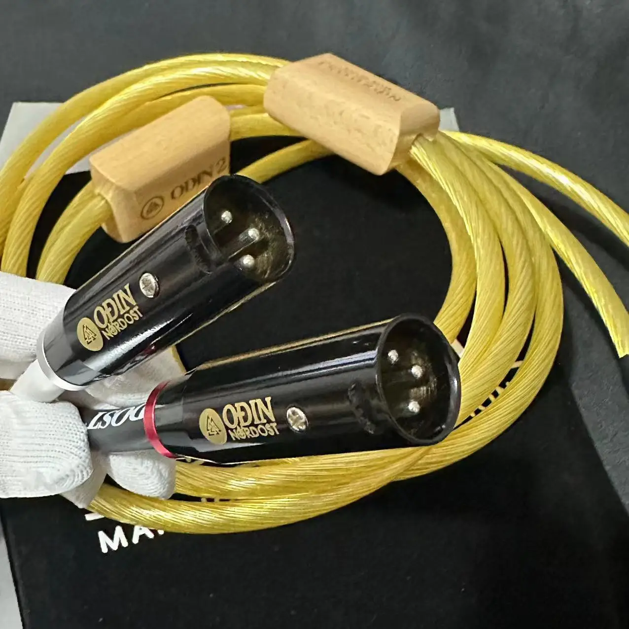 Top quality Gold Nordost ODIN 2 Audio Cable HIFI XLR To XLR Balanced line Audiophile grade Amplifier mix mixer Interconnect wire