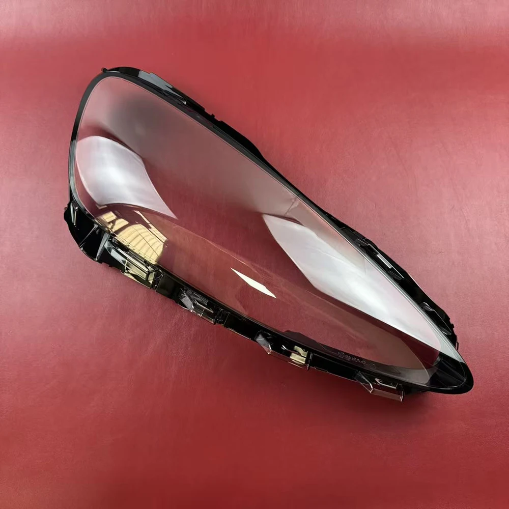 ل Xiaomi SU7 2024 سيارة كشافات غطاء شفاف عاكس الضوء قناع حالة المصباح قذيفة شبكي استبدال غطاء العدسة الأصلية