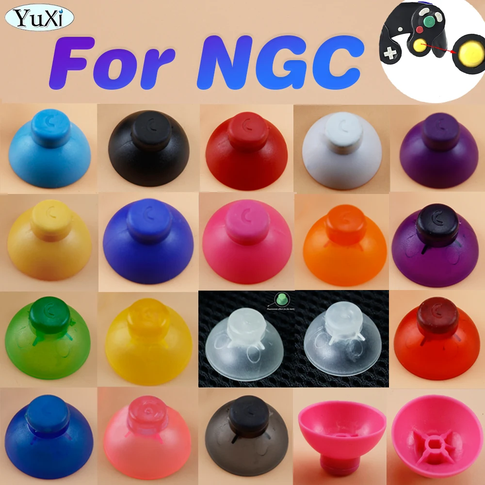 

1Pc For NGC Analog Joystick Cap Thumbstick Button Grip Cap For Nintend NGC Game Console Colorful DIY Replacement Accessories