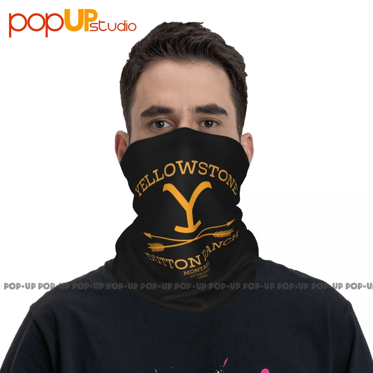 Yellowstone-pañuelo para el cuello de las flechas, Bandana, máscara facial