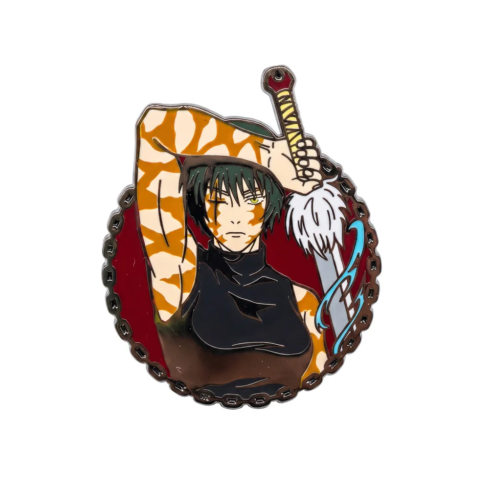 Mantra Return To Zhan Zanyuan Zhenxi Imitation Enamel Metal Badge Two-dimensional Yuan Collection Bag Decorative Brooch Pin
