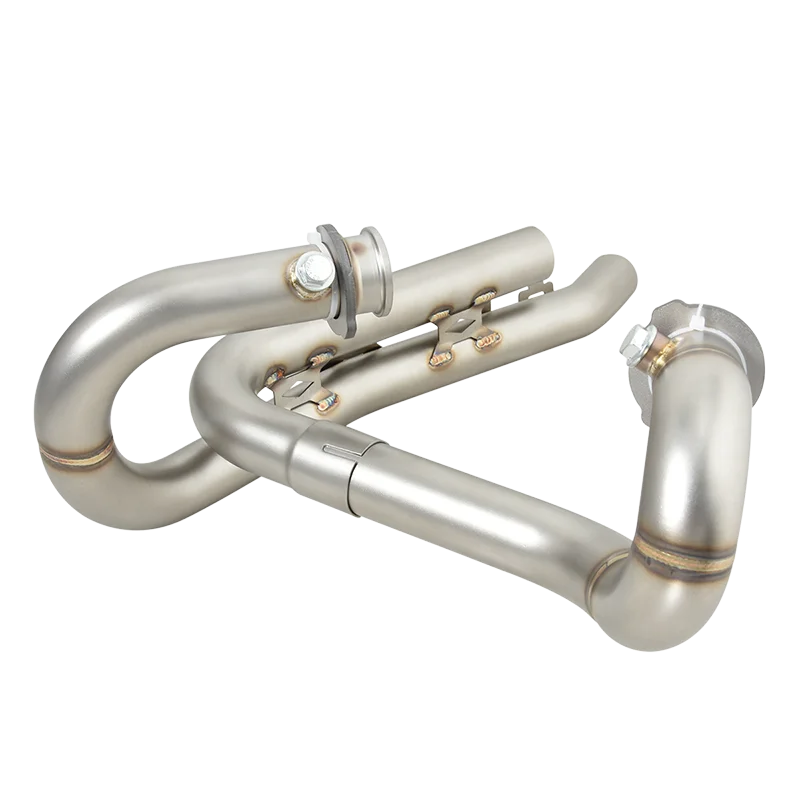 For Triumph Street Scrambler Gold Line Sandstorm Edition 900 Chrome Edition 2017- 2023 Motorcycle Exhaust Escape Front Link Pipe