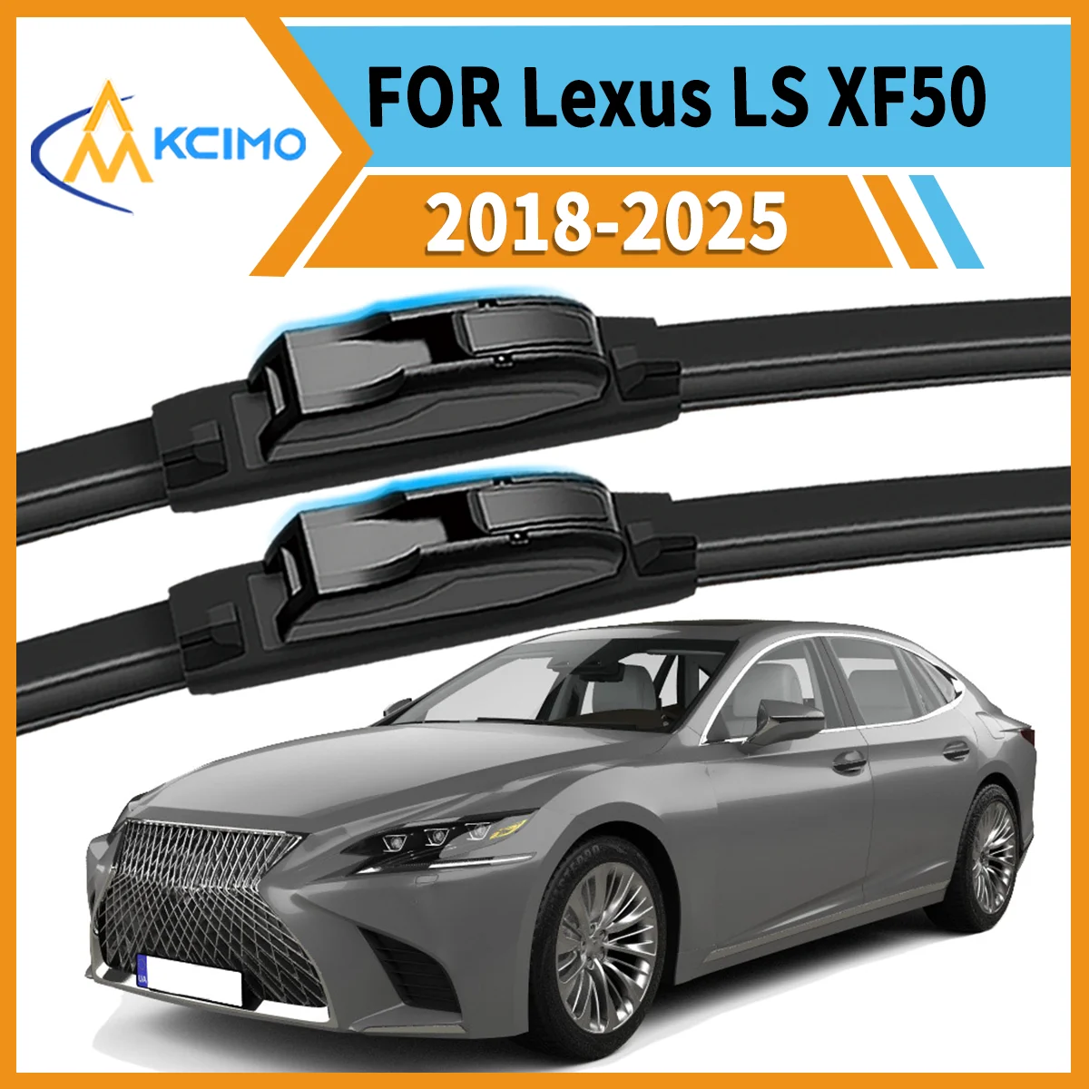 

Smooth & Silent Wiping 2PCS Wiper Blades for Lexus LS XF50 2018-2025 All-Weather Performance Clear View Safe Driving