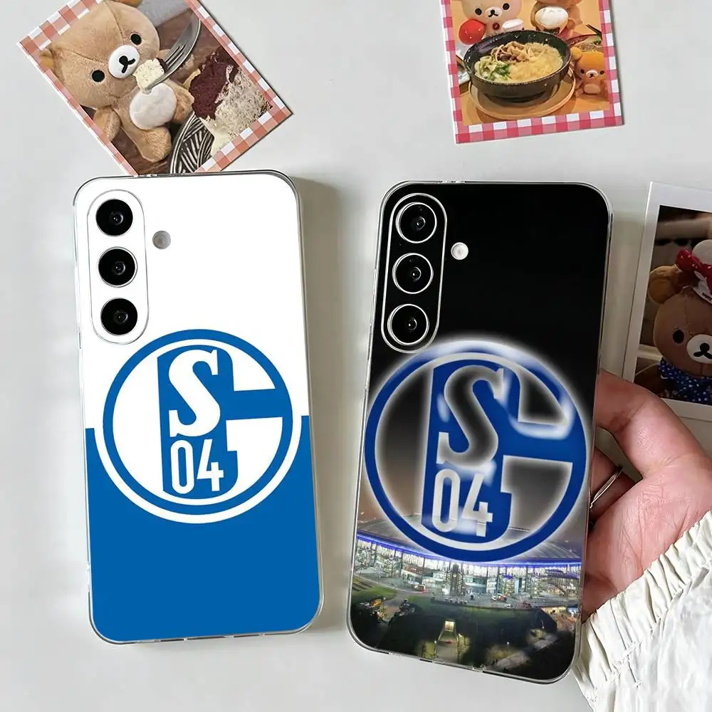 Football S-Schalke-04  Phone Case For SamsungA10,12,20,21S,30,31,40,50,51,52,70,71 Transparent Cover