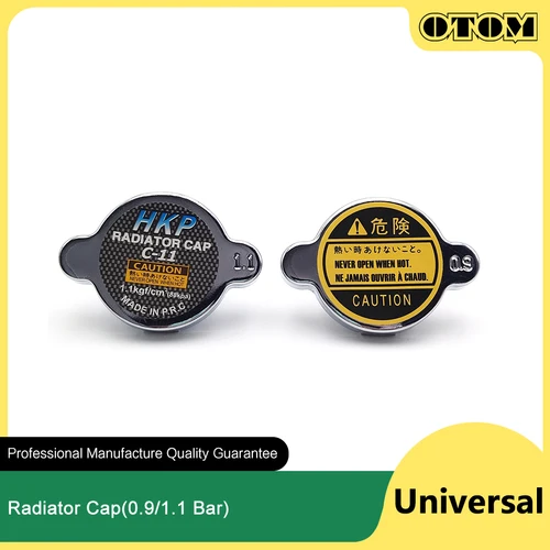 OTOM-Tapa de radiador de barra 0,9/1,1, cubierta Universal de temperatura del agua para KTM, HUSQVARNA, HONDA, YAMAHA, KAWASAKI, SUZUKI, GASGAS