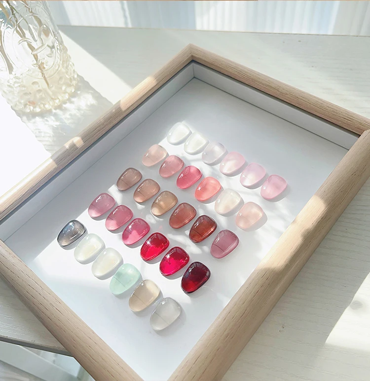 UR SUGAR 15 ml Blood Red Jelly Gel Nagellack Transluzente Farbe Kristall Nude Gel Nail Art Lack für Herbst Winter Maniküre – Detail 5