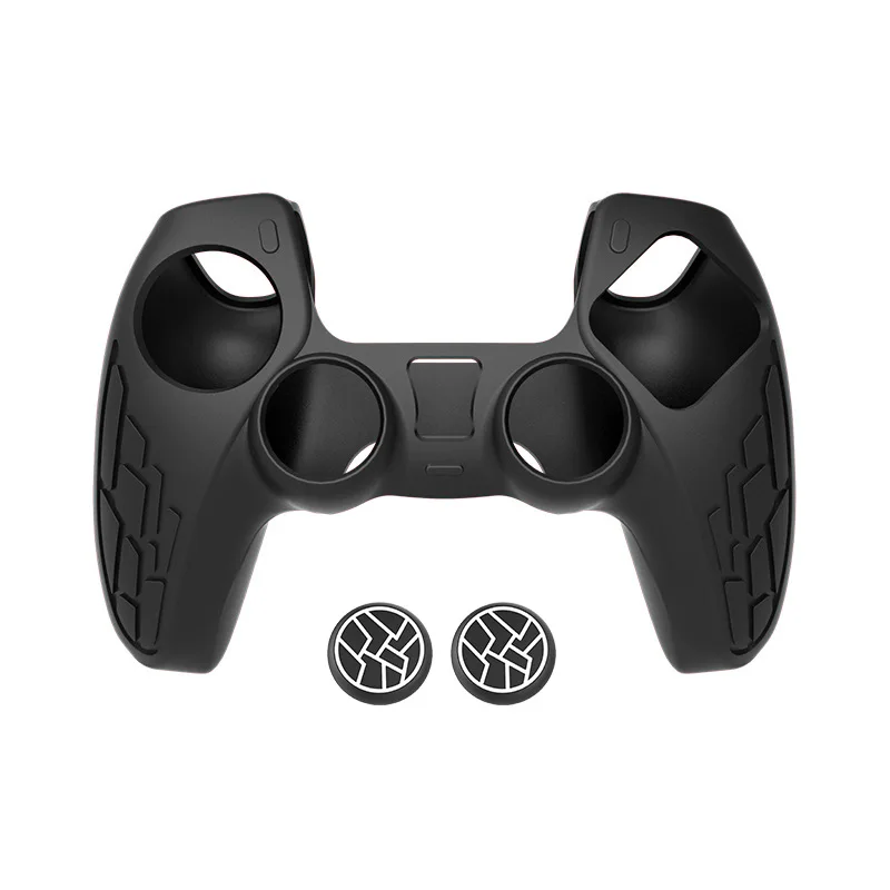 

PS5 Controller Cover Case Anti Slip Handle Case Thickened Silicone Protective Cover Case for Sony Playstation5 with Joystick Cap