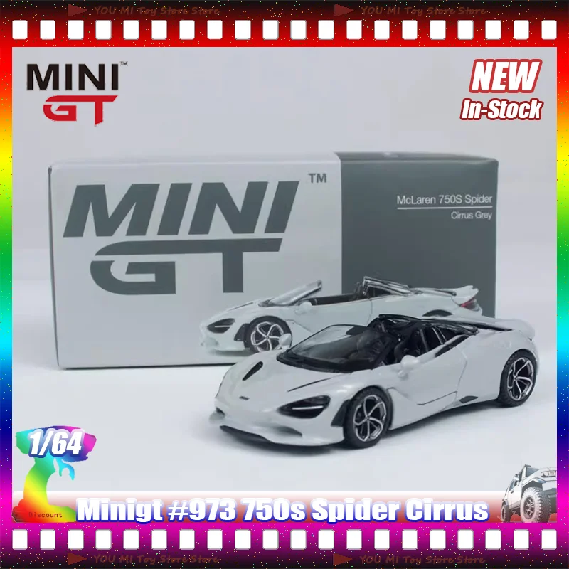 

Минigt 1:64 # 973 750 s Spider Cirrus из сплава, литая модель автомобиля, изготовленная на заказ коллекция игрушек, подарок, орнамент, имитация миниатюрного автомобиля