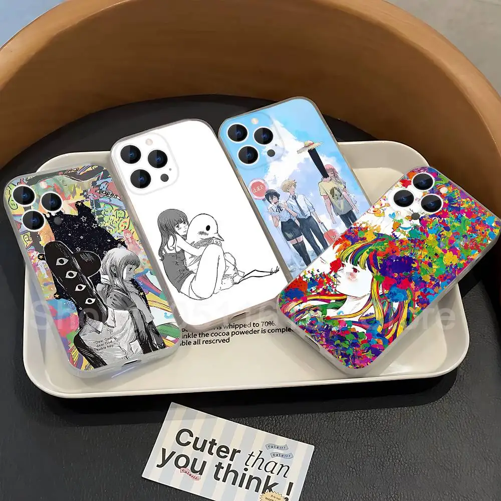 

Goodnight Oyasumi Punpun Phone Case For iPhone 17,16,15,14,13,12,11 Pro,Max,Plus,X,XS,XR,SE4,E Mini Transparent Soft Cover