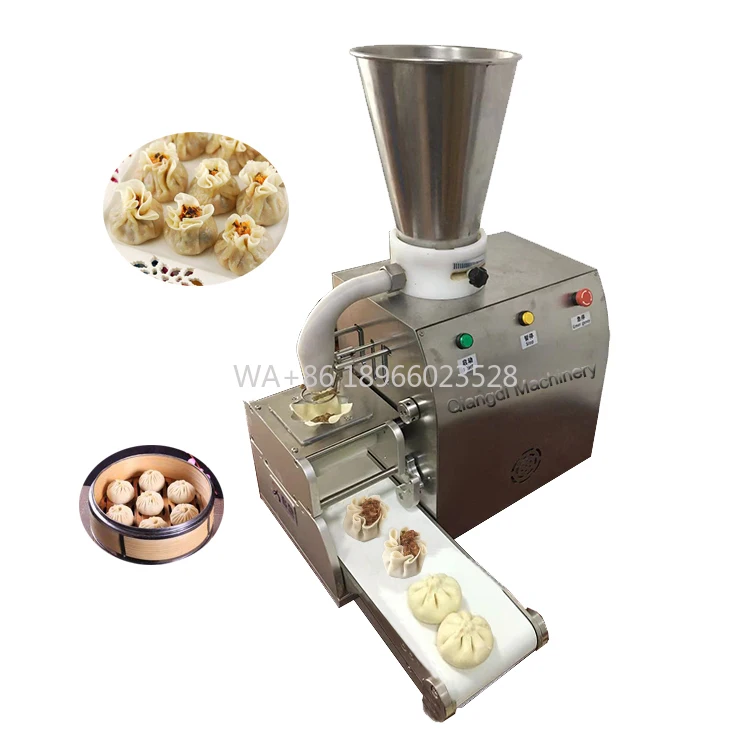 آلة صنع شاوماي الصينية شبه الأوتوماتيكية من شياو لونغباو ديم سوم فروزن #1