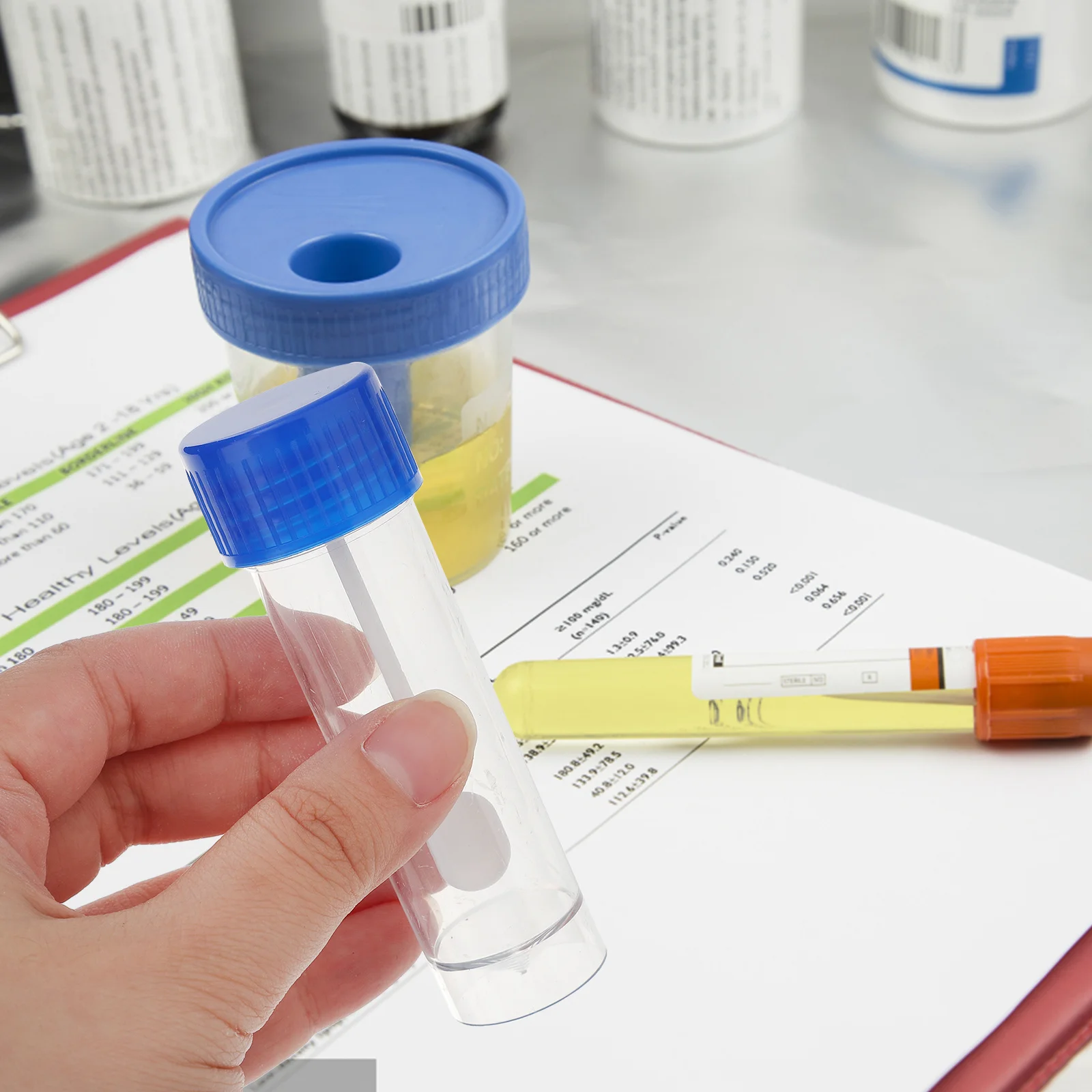 

10 pcs 25-30Ml Leak-Proof Specimen Container Stool Cup For Pathology Histology Cytology Medical Use Firm Plastic Multi-Purpose