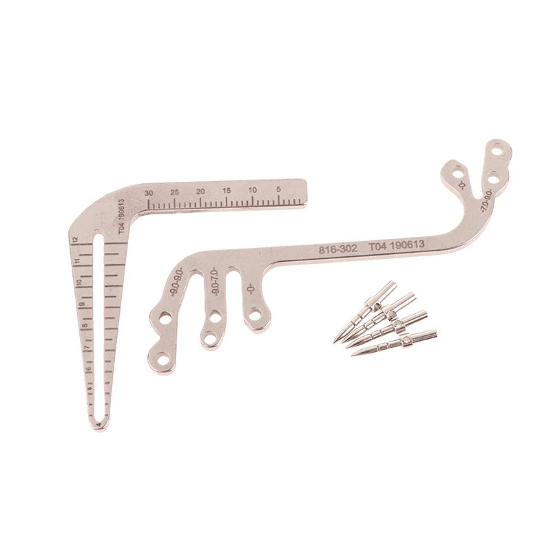 Dental Gauge Ruler Implant Locating Surgical Positioning Locator Guide Drilling Positioning Ruler Parallel Depth Extension Kit