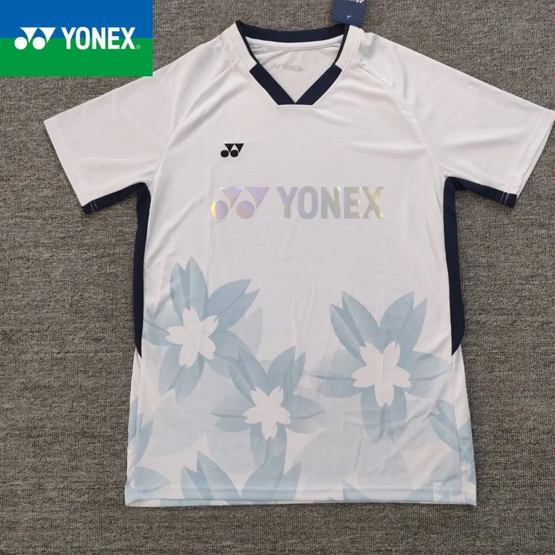 Yonex-ملابس علوية رياضية قصيرة الأكمام سريعة الجفاف ، طقم شورت جيد التهوية ، جديد ، الصيف ، من Yonex