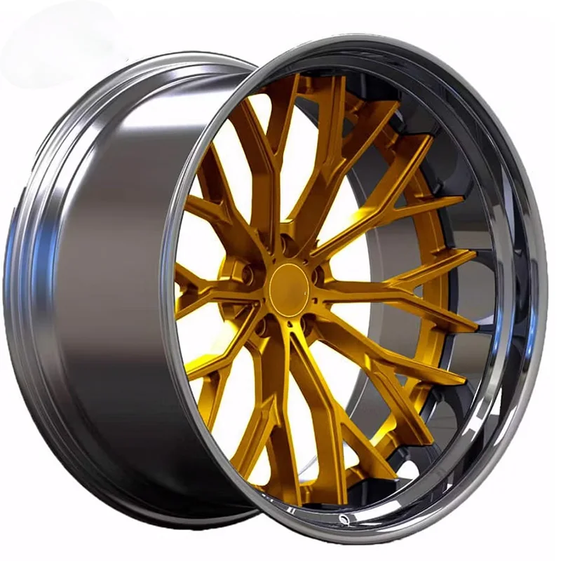 Borui Forged Aluminum Alloy Racing Car Wheels 5x112/5x120 18-20 Inch Silver Rim Customized Color Spokes Design For BMW M3/M4/E90