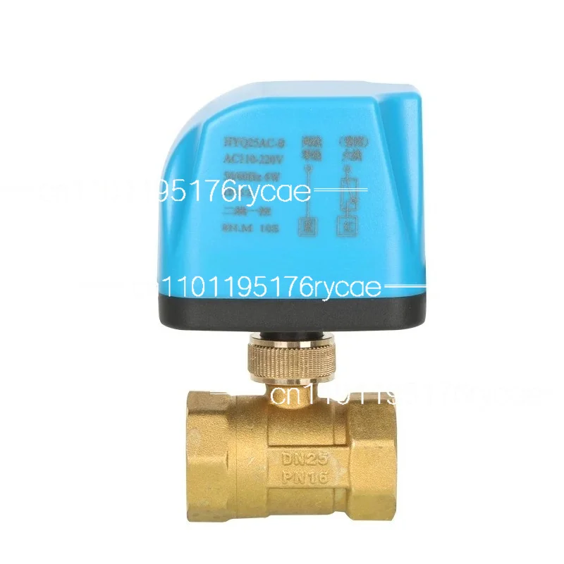 For Water Oil Pipeline DN15 Normally Closed Normally Open 220V 12V24V 2-Wire Brass Electric Ball Valve
