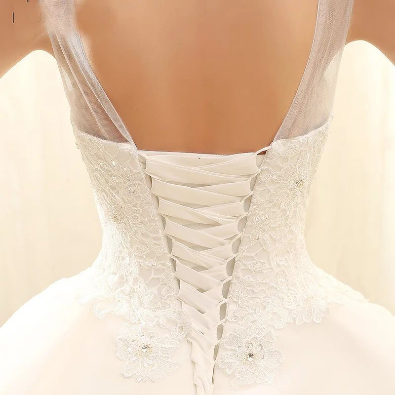 Vestidos De Novia modernos con apliques De encaje y volantes, Vestidos De Novia largos De Organza con gradas, nuevos Vestidos De Novia personalizados 2025