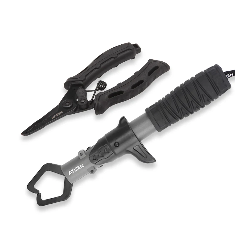 Stainless Steel Fishing Gripper Professional Fishing Lip Grabber Tool, Fish Grabber Clip Fish Control Tackle