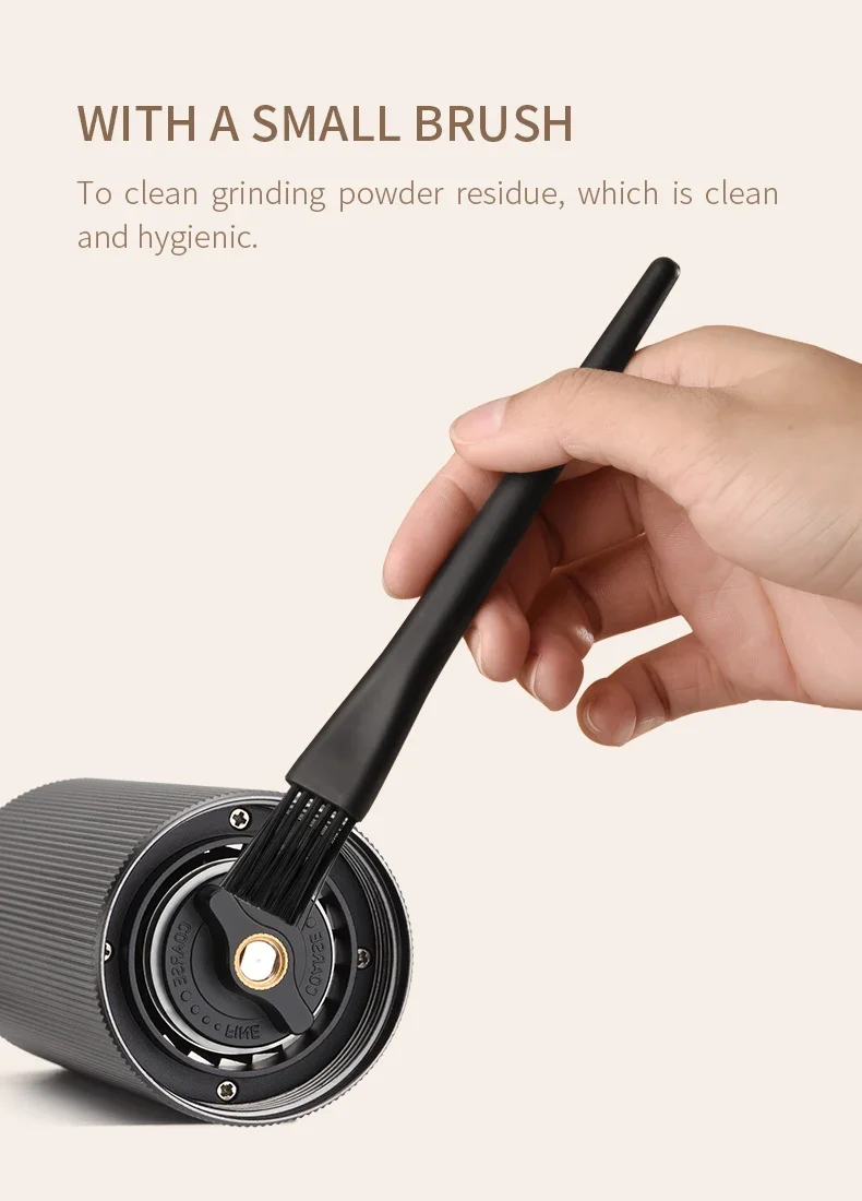 Ręczny młynek do kawy, ręczny młynek do kawy ziarnistej z stożkowym żarnikiem ze stali nierdzewnej, korba ręczna/ręczny młynek do kawy