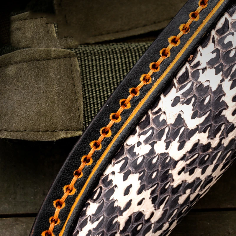 Outdoor straight knife storage bag portable tool knife cover cowhide knife scabbard，1pcs