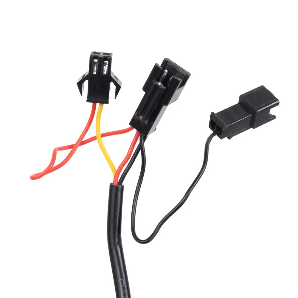 2 In 1 Horns Headlight Night Safety Lamp For KUGOO M4 PRO Electric Scooter Accessories 12-80V Front Light With Horn