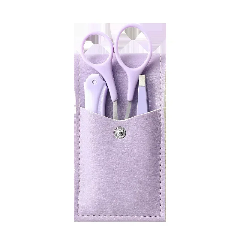 Wenkbrauw Schaar met Kam Private Label 3 stks/set Makeup Tools Draagbare Wenkbrauw Trimmen Set Wenkbrauw Scheermes makeup tools