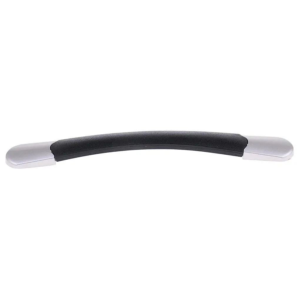 Spare Handle for Suitcase Sturdy Black Plastic Replacement for Makeup Case and Portable Luggage Holder